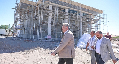 YUNUS EMRE CAMİ ÇALIŞMALARINDA SONA GELİNİYOR