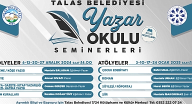 YAZAR OKULU SEMİNERLERİ BAŞLIYOR