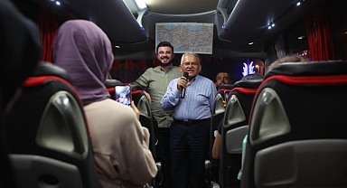 ŞENLİĞİE KATILACAK BİN KİŞİLİK KAYSERİ HEYETİNİ UĞURLADI