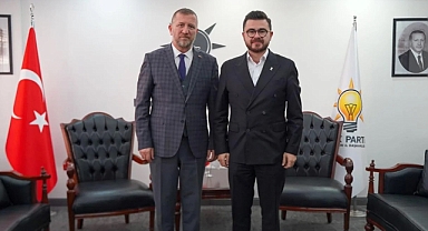 DENİZ ÇAĞAN’DAN İL BAŞKANI OKANDAN’A ZİYARET!