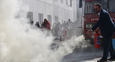 PERSONELE ACİL DURUM TAHLİYE VE YANGIN TATBİKATI