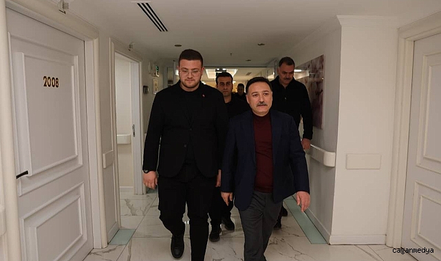 DENİZ ÇAĞAN’A GEÇMİŞ OLSUN ZİYARETİ!