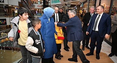 ESNAF VE VATANDAŞLA BULUŞTU