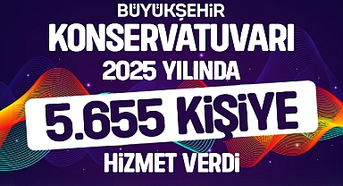 2025 YILINDA 5 BİN 655 KİŞİYE SANATLA DOKUNDU
