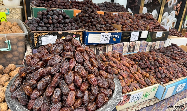 HURMA TEZGAHLARDAKİ YERİNİ ALDI