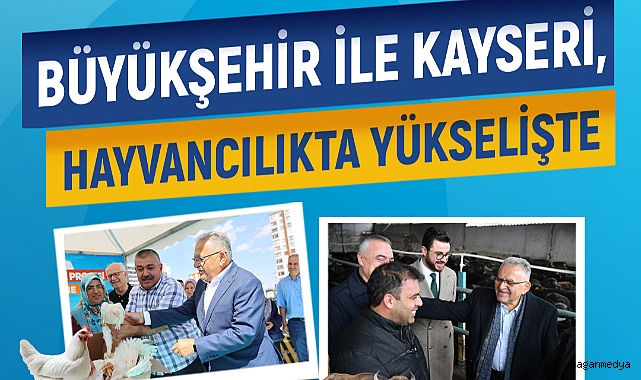 KAYSERİ, HAYVANCILIKTA YÜKSELİŞTE