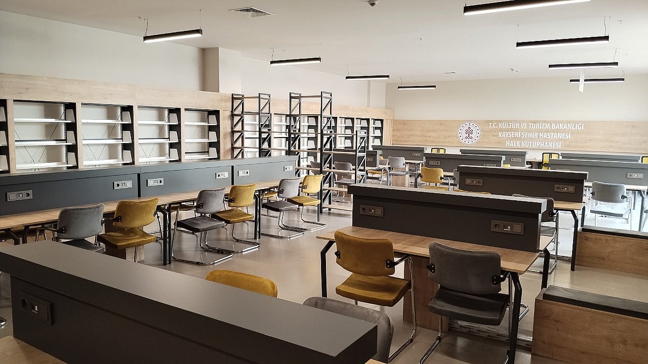 KÜTÜPHANE AÇILIŞ İÇİN GÜN SAYIYOR