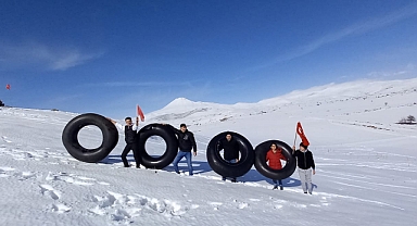 ŞAMYELİ İLE KAYAK YARIŞI YAPTILAR