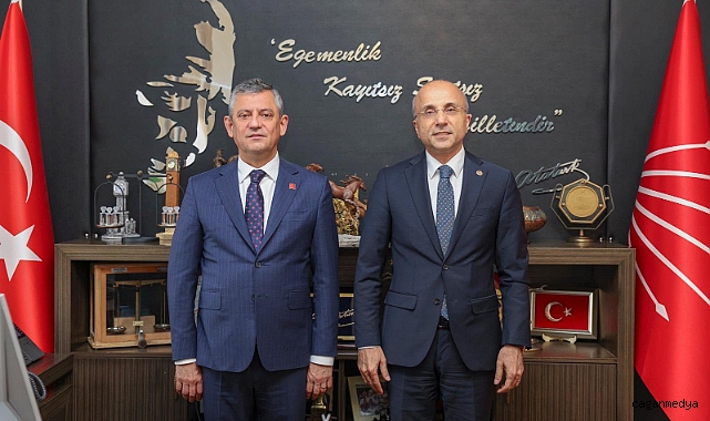 CHP’Lİ AŞKIN GENÇ’TEN ÖZGÜR ÖZEL’E ZİYARET