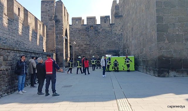 KALESİ SURLARINDA İNTİHAR GİRİŞİMİ