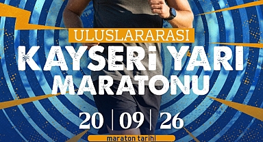 KAYSERİ YARI MARATONU İÇİN HEYECAN BAŞLIYOR