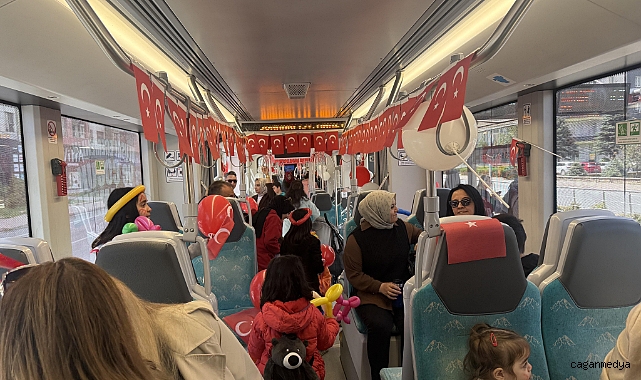 23 NİSAN HEYECANINI “ÇOCUK TRENİ” İLE RAYLARA TAŞIDI