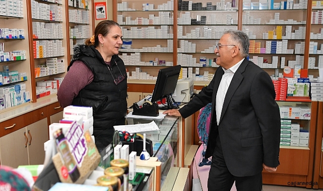 BAŞKAN BÜYÜKKILIÇ’TAN ESNAF ZİYARETLERİ