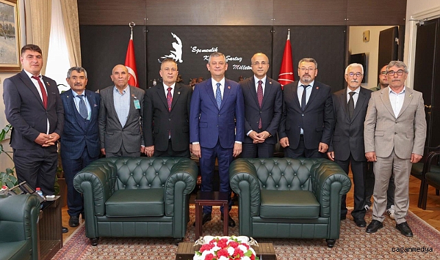 CHP AKKIŞLA TEŞKİLATINDAN ÖZGÜR ÖZEL’E ZİYARET