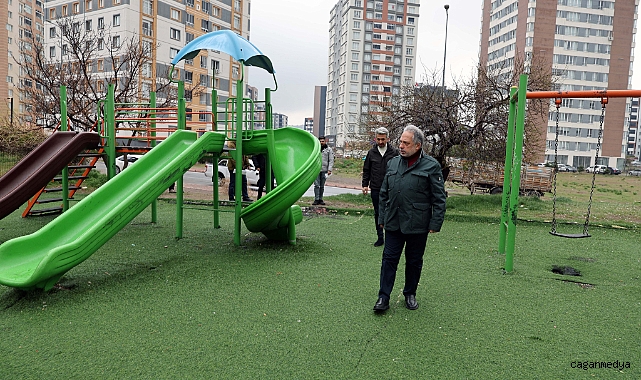 YENİ PARK VE OTOPARK ALANLARI İNCELENDİ