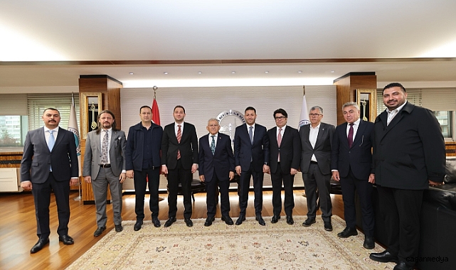 BAŞKAN BÜYÜKKILIÇ, MHP HEYETİNİ AĞIRLADI: BİRLİK VURGUSU