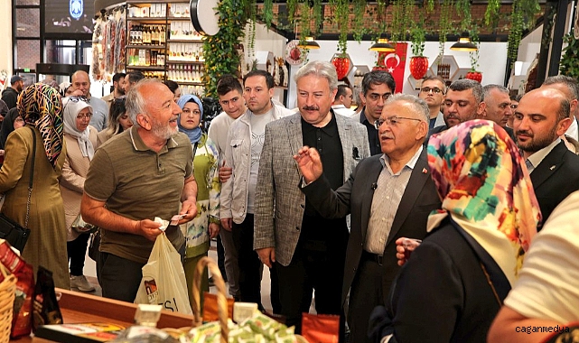 ÇARŞI MELİKGAZİ’YE ZİYARET
