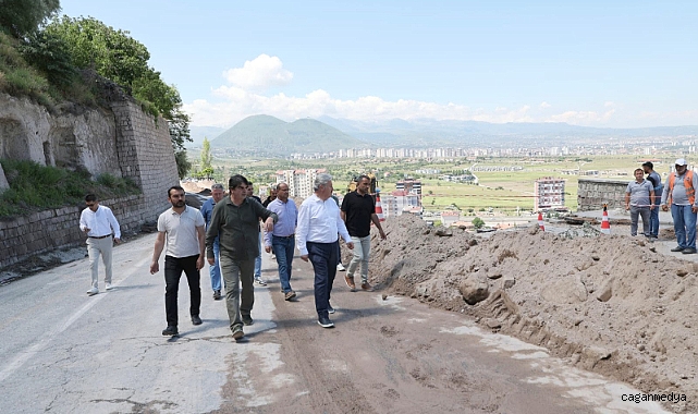 ÇÖKEN İSTİNAT DUVARINA ACİL MÜDAHALE