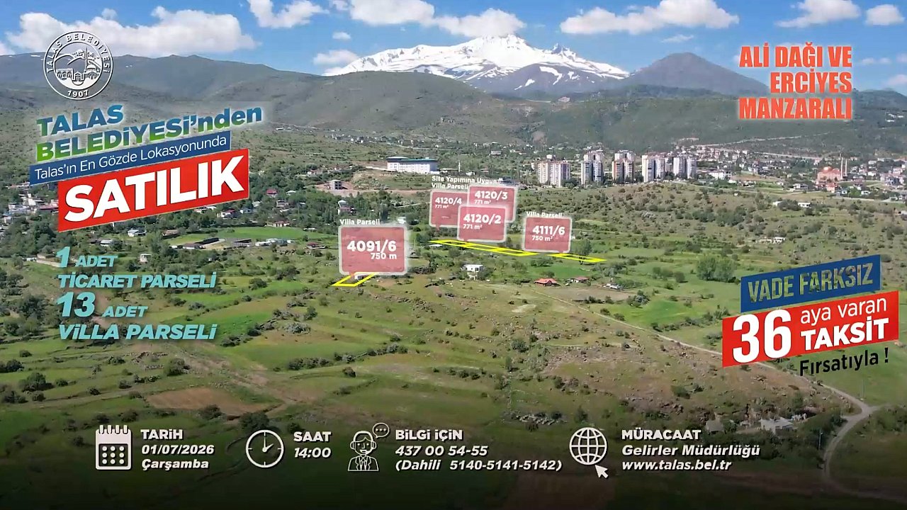 KONUT, TİCARET VE VİLLA ARSA FIRSATI BİR ARADA