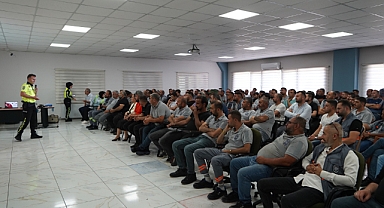 SAHA ÇALIŞANLARINA TRAFİK EĞİTİMİ