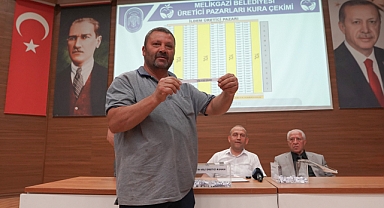 ÜRETİCİ PAZARI İÇİN KURA ÇEKİMİ YAPILDI