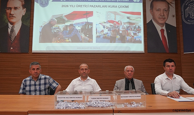 ÜRETİCİ PAZARI İÇİN KURA ÇEKİMİ YAPILDI
