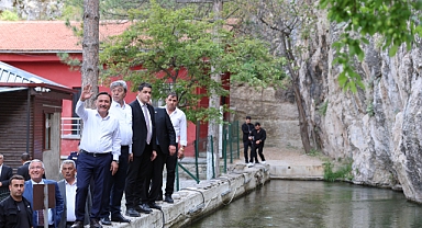 PINARBAŞI İLÇESİNDEKİ YATIRIMLARI YERİNDE İNCELEDİ